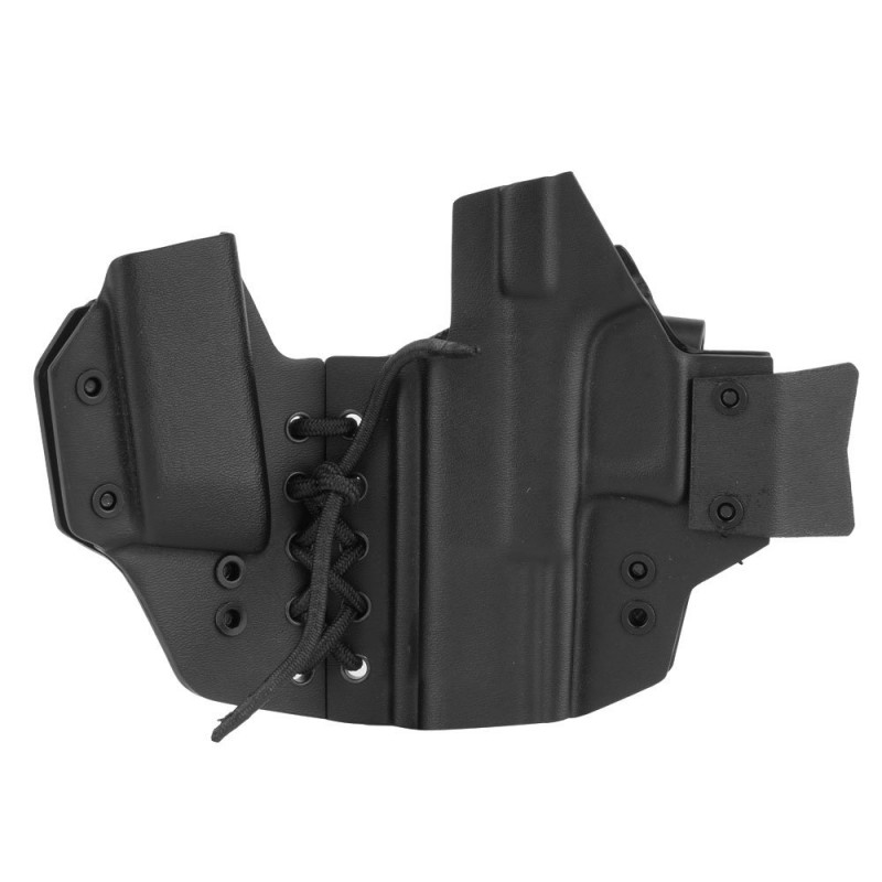 Elastic IWB Kydex Holster for Glock 19 and Magazine [Doubletap]