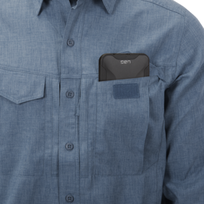 DEFENDER Mk2 Gentleman Shirt® - Melange Blue [Helikon-Tex]