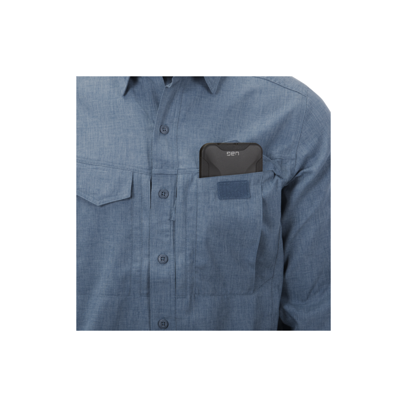 DEFENDER Mk2 Gentleman Shirt® - Melange Blue [Helikon-Tex]