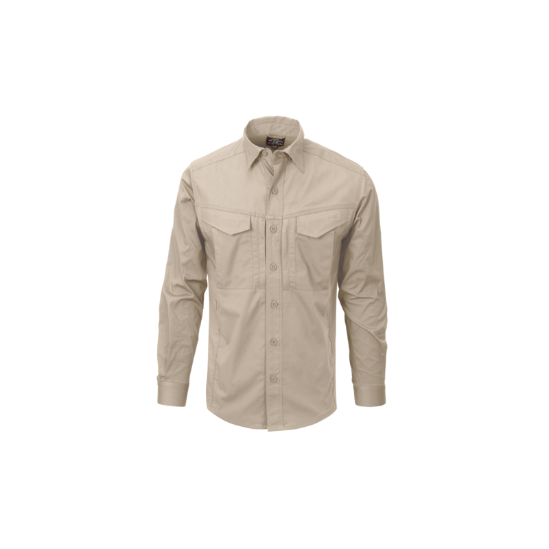 DEFENDER Mk2 Shirt long sleeve® - PolyCotton Ripstop - Khaki [Helikon-Tex]