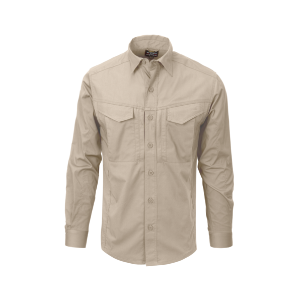 DEFENDER Mk2 Shirt long sleeve® - PolyCotton Ripstop - Khaki [Helikon-Tex]