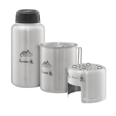 Pathfinder Stainless Steel Water Bottle with Nesting Cup Set [Helikon-Tex]