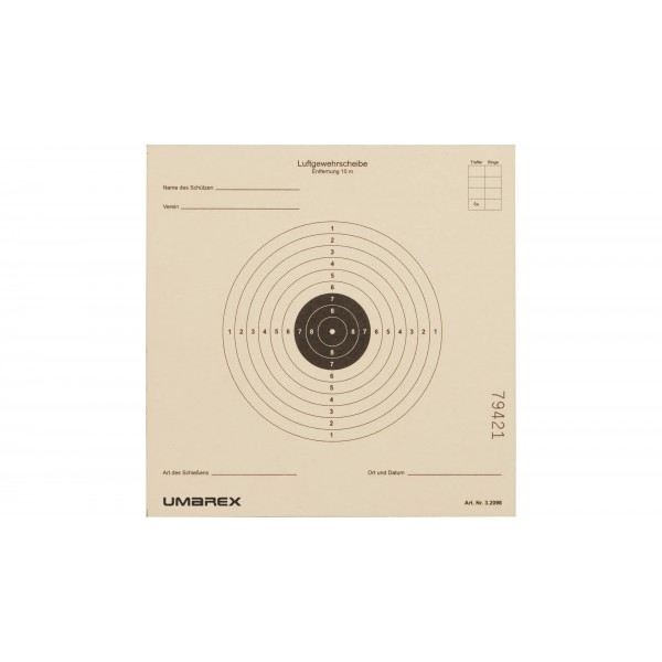 Alvos Papel 14x14 100pcs [Umarex]