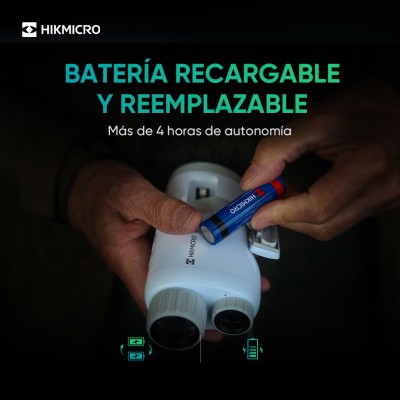 Monocular nocturno digital con modo día Heimdal H4D con IR de 850 nm HIKMICRO