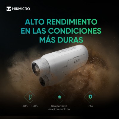 Monocular nocturno digital con modo día Heimdal H4D con IR de 850 nm HIKMICRO | Negro