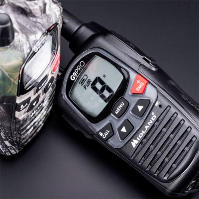 Walkie Talkie G9 Pro bibanda PMR446/LPD Midland