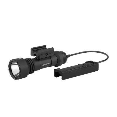 Linterna LED recargable Javelot TAC 1.000 lum con montura picatinny y pulsador remoto Olight
