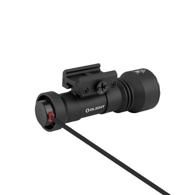 Linterna LED recargable Javelot TAC 1.000 lum con montura picatinny y pulsador remoto Olight