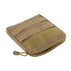 Zippered Pouch MOLLE Coyote