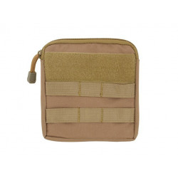 Zippered Pouch MOLLE Coyote