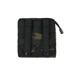 Zippered Pouch MOLLE Multicam Black