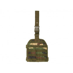 Painel MOLLE Drop Leg Woodland