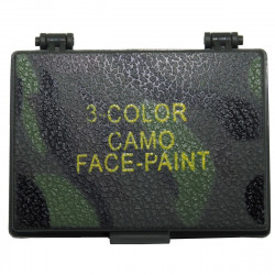 Camo Face Paint 3 colours with Mirror