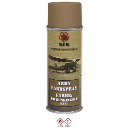 Army Spray Matte Dark Yellow [MFH]