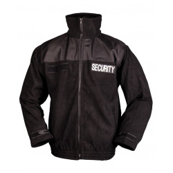 Black Security Fleece Jacket
