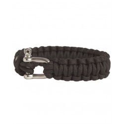 Bracelete Paracord 15mm Preta