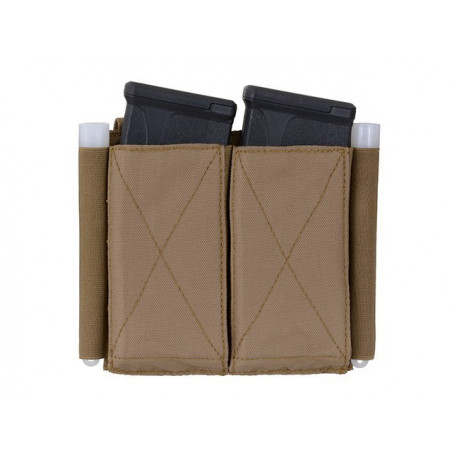5.56 Double Elastic Mag Pouch Coyote