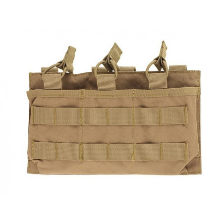 Triple Mag 7.62/.308 Open Top Pouch Coyote [8Fields]