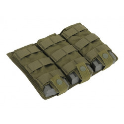 Easy Access Double M4 Mag Pouch Olive
