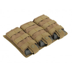 Easy Access Triple M4 Mag Pouch Olive