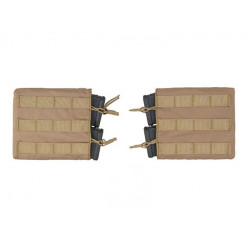 Kit 2 Bolsas Duplas Horizontais Mag M4 Coyote