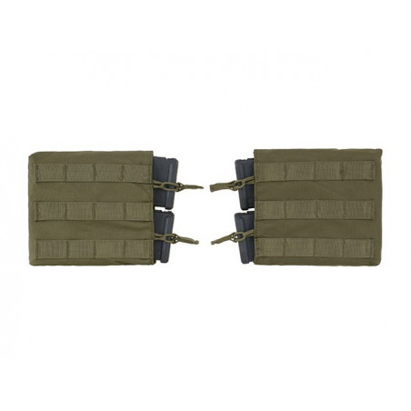 Kit 2 Double Horizontal M4 Mag Pouch Olive