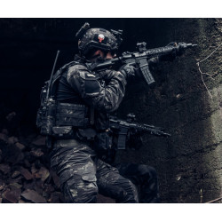 Kit 2 Double Horizontal M4 Mag Pouch Coyote