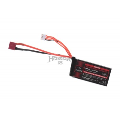 Lipo 11.1V 1000mAh 65C Graphene PEQ Type T-Plug