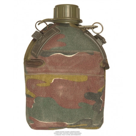 Belgian Camo Canteen w/ Cover Used