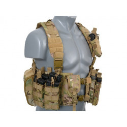 Olive Split Front Chest Harness