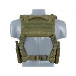 Olive Split Front Chest Harness