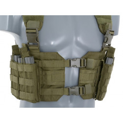 Olive Split Front Chest Harness