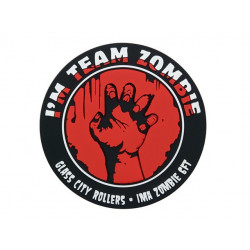 Patch PVC Team Zombie Vermelho