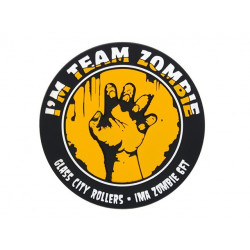 Patch PVC Team Zombie Amarelo