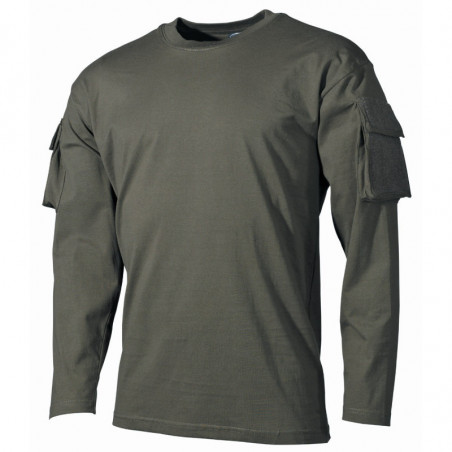 Longsleeve Shirt w/ Pockets Olive [MFH]