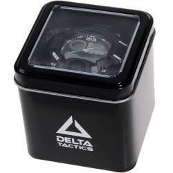 Relógio Táctico Analógico/Digital Preto