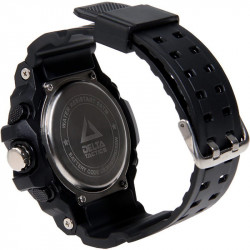 Relógio Táctico Analógico/Digital Preto