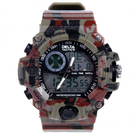 Tactical Watch Analog/Digital Camo [Delta]