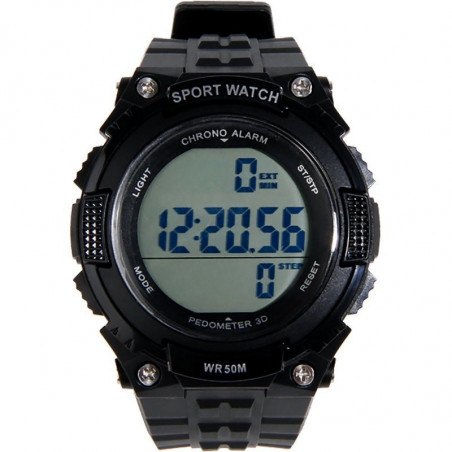 Tactical Watch w/ Pedometer Black [Delta]