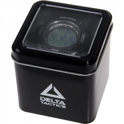 Tactical Watch w/ Pedometer Black