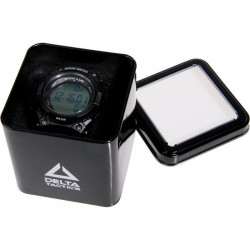 Tactical Watch w/ Pedometer Black