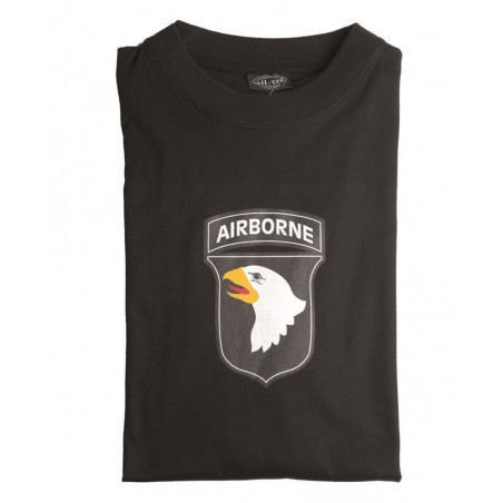 T-Shirt "101ST Airbourne"  Preto