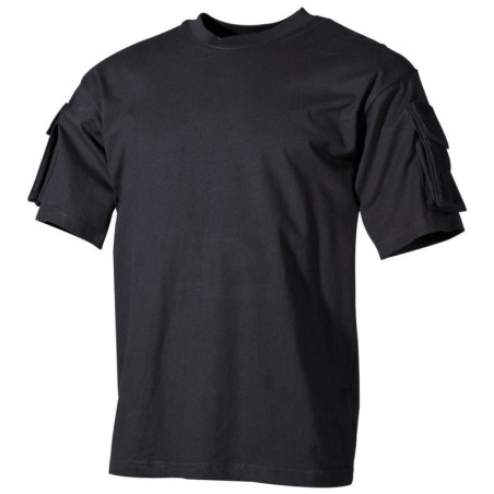 T-Shirt US Tactical Preta [MFH]