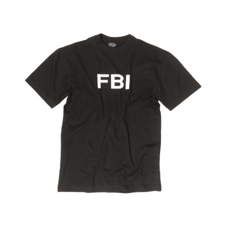 T-Shirt  "FBI" Black [Miltec]