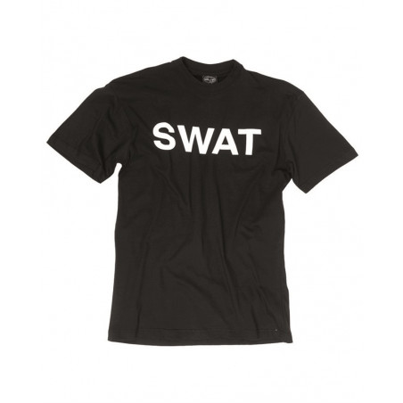 T-Shirt  "SWAT" Black [Miltec]