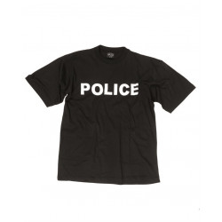 T-Shirt "Police" Preto