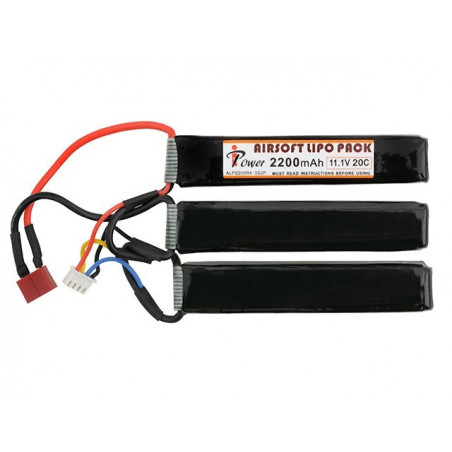 Bateria Li-Po 2200mAh 11.1V 20C Dean
