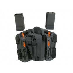 Coldre p/ Perna para Glock Preto