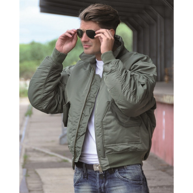 Mil-Tec US Aviator CWU Basic, textile jacket 