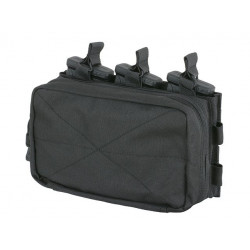 MOLLE Triple Rifle Mag/GP Pouch Black